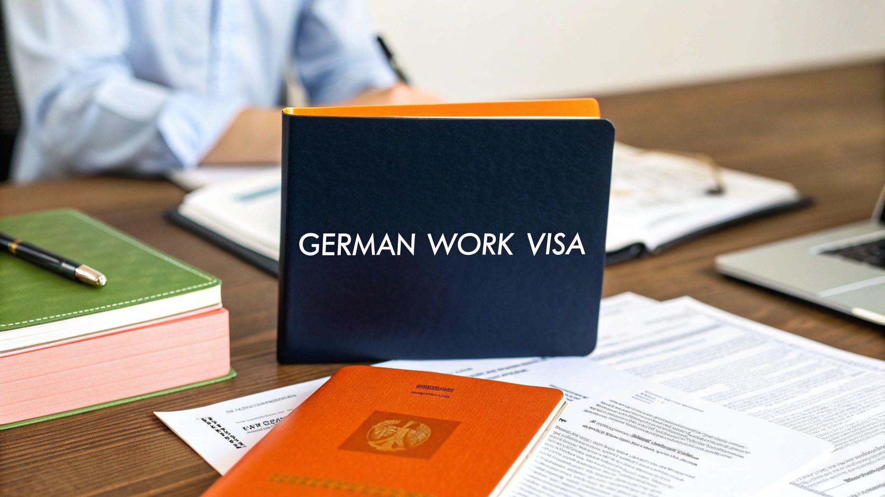 <p>Discover how to get a German work visa with our expert guide. Learn the real process for eligibility, documents, and successfully navigating your application.</p>
