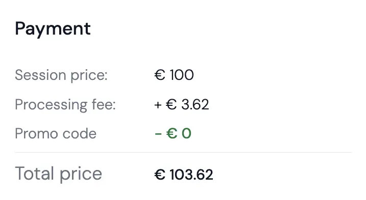 payment summary